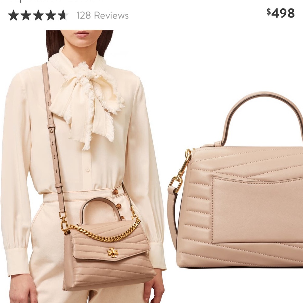 Tory Burch Kira Chevron Quilted leather satchel